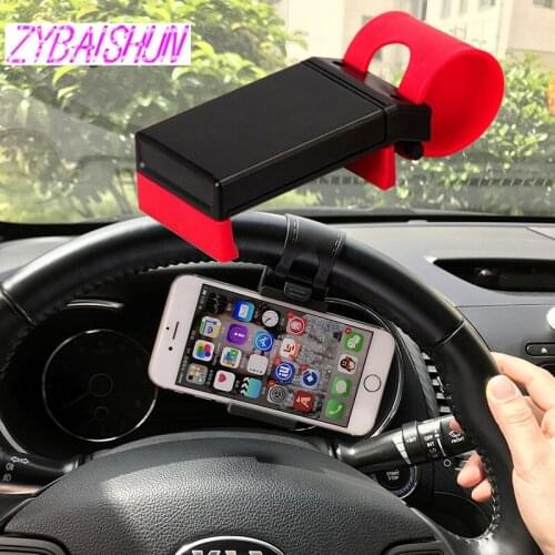 Car Holder Steering Wheel Bicycle Clip Mount Elastic Band Holder for Ford Focus Fusion Escort Kuga Ecosport Fiesta Falcon EDGE