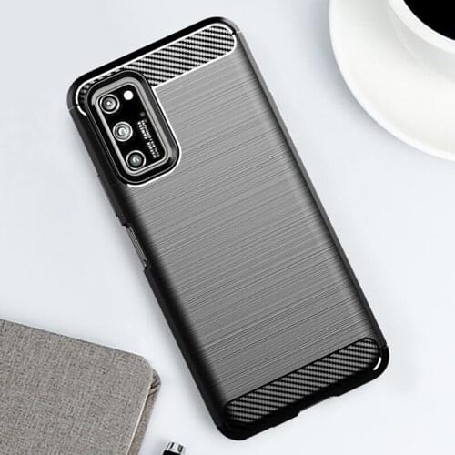For Honor View30 Pro Case Soft TPU Slim Cover Carbon Fiber pattern Brushed Cases For Huawei Honor View 30 View30 Pro Phone Case