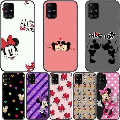 Disney phone case soft quality apple Phone Case Hull For Samsung Galaxy A50 A51 A71 A70 A52 A40 A30 A31 A80 A20E 5G S Black She