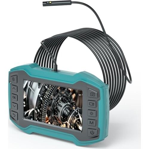 4.5inch IPS Screen 8MM 2MP 1080P HD Dual Lens Endoscope CMOS Borescope Digital Microscope Inspection Otoscope Camera