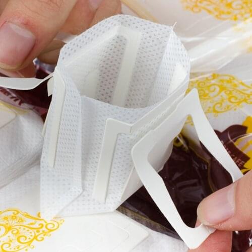 Coffee Filter Baskets Grip-ear Style Filters Outdoor portable Filters for Coffee Maker Coffee Strainer Pack of 50 Pcs