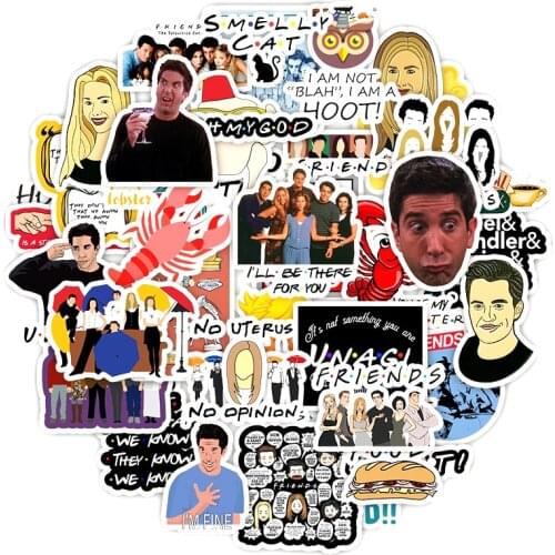 10/30/50pcs/pack Interesting Classic Funny TV Show Graffiti Stickers For Motorcycle Notebook Computer Car Children' Toy Box Girt