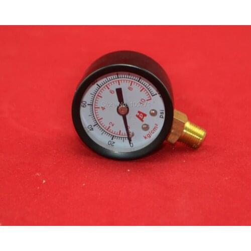 1.5" 40mm 140psi pressure gauge ,10kg/cm2 10bar manometer ,PT1/8" bottom thread