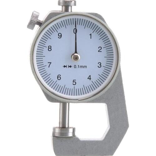 0-10mm Dial Thickness Gauge Leather Paper Thickness Multifunctional Meter Measuring Tool Accessories For Measuring Jewelry C-01