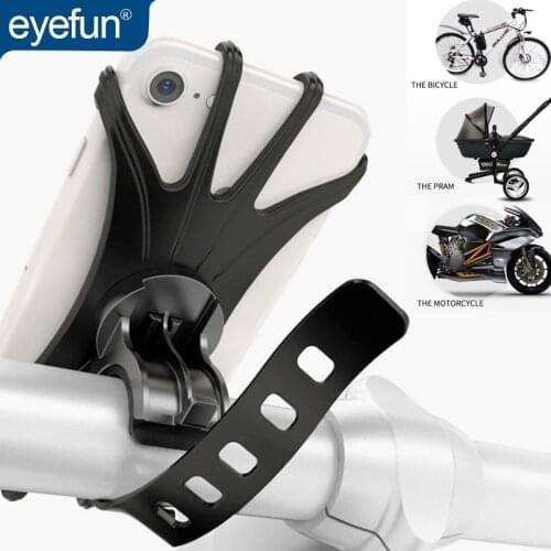 Mobile phone holder universal bicycle silicone holder can be rotated 360 degrees for iPhone 7 XS Max Samsung S8 S7 Edge millet 9