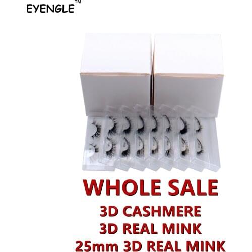 EYENGLE 50/80/100pairs False Eyelashes Wholesale Natural Fluffy Extensions Lashes Volume Wispies Reusable Eyelash Makeup Makeup