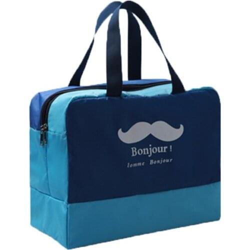 New simple wet and dry separation bag outdoor travel swim storage bag sports wash waterproof and dustproof portable handbag