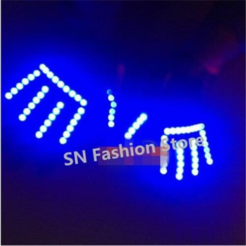 TT04 Red green blue yellow white colors LED gloves light fingertip bar club KTV Party props /ballroom Luminous dance DJ disco