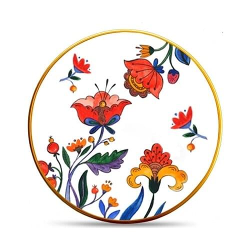 Majida Service Plate 6 Pieces 25 Cm Oriental