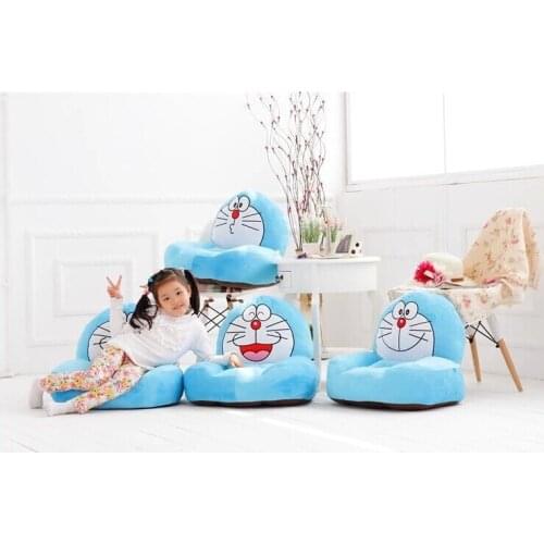 Lovely plush doraemon sofa toy creative blue cartoon doraemon sofa doll gift about 54x30x10cm 0275