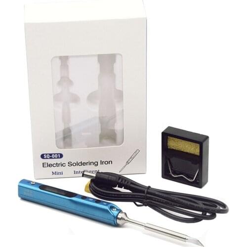 ABSF 100-400 Degree Constant Temperature Adjustable SQ-001 Smart Portable 65W Electric Soldering Iron 12-24V Power