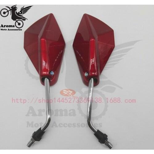 7 Colors Available motorcycle rearview mirror universal motorbike rear view mirrors 10mm 8mm moto side mirror red blue orange