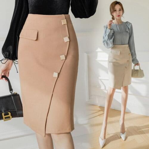 Stretch high waist bag hips skirt women mid-length slim split skirt wedding ceremony festive long skirts office lady clothes