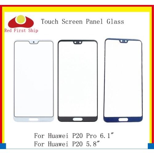 10Pcs/lot Touch Screen For Huawei P20/P20 Pro Touch Panel Front Outer Glass Lens Touchscreen P20 LCD Glass Replacement