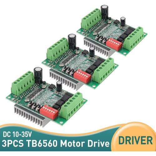 3pcs NEMA17 NEMA 23 Stepper motor driver TB6560 Single Axis Controller Adjustable Electric current