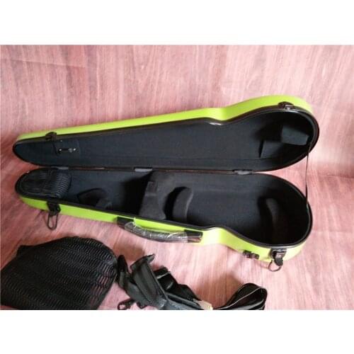 4/4 violin case composite carbon fiber case with bow holders & straps red color black blue white