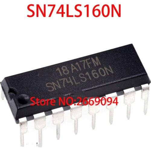5PCS / 10PCS /50PCS /100PCS SN74LS160N 74LS160N HD74LS160P 74LS160P 74LS160 Inline DIP-16 Logic-Counter IC