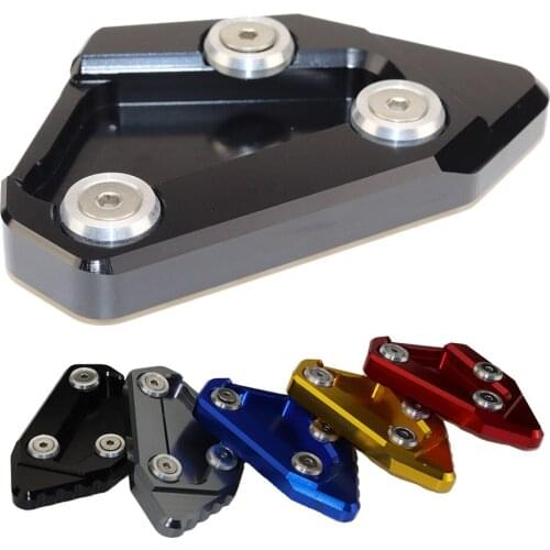 Aluminum Side Kickstand Stand Extension Plate Enlarger For SUZUKI GSX-R1000 2009-2016 GSXR1000 GSXR 1000 09 10 11 12 13 14 15 16