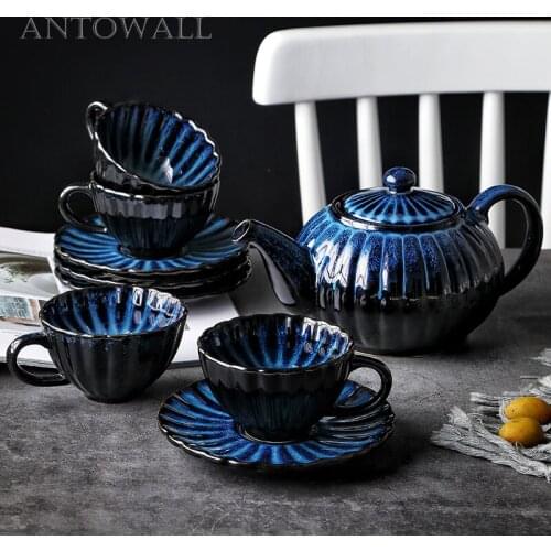 Чашки с блюдцами ANTOWALL China At AliExpress
