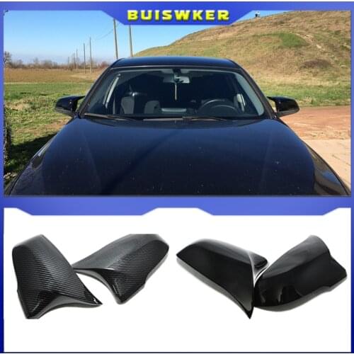Rearview For BMW 1 2 X1 X2 Z4 Series Side Wing Mirror Cover Cap F39 F45 F46 F48 F49 F53 G39 Carbon Fiber Black High Quality