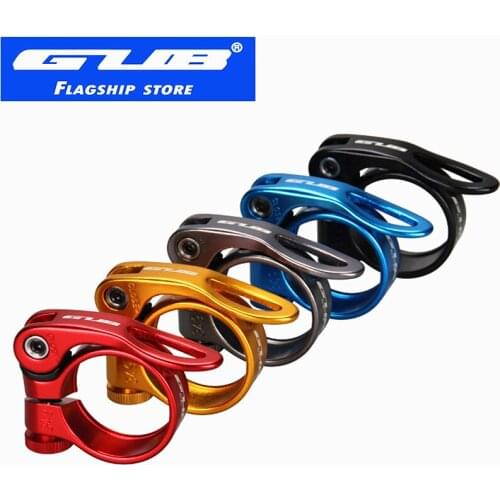 GUB CX-18 31.8/34.9mm Alloy MTB bicycle Bike Seat Post Clamp QR Quick Release mountain Road bike seatpost Seat Clamp Caliber