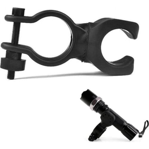 Bicycle Lamp Holder Rotatable LED Torch Headlight Clip Bracket Bike Flashlight Bracket Quick Release Holder Cycling Accessories