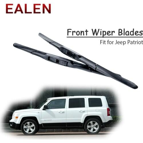 EALEN For Jeep Patriot MK74 2016 2015-2007 Jeep Original replace Accessories 1Set Rubber Car Front Wiper Blade Kit