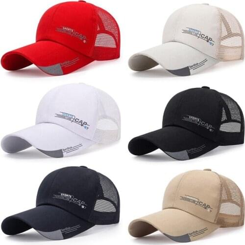 Summer Sunshade Net Hat Men Women Outdoor Sun Protection Adjustable Fishing Baseball Caps