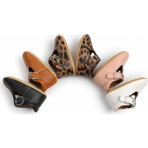 New Baby Shoes Retro Leather Boy Girl Shoes Multicolor Toddler Rubber Sole Anti-slip First Walkers Infant Newborn Moccasins