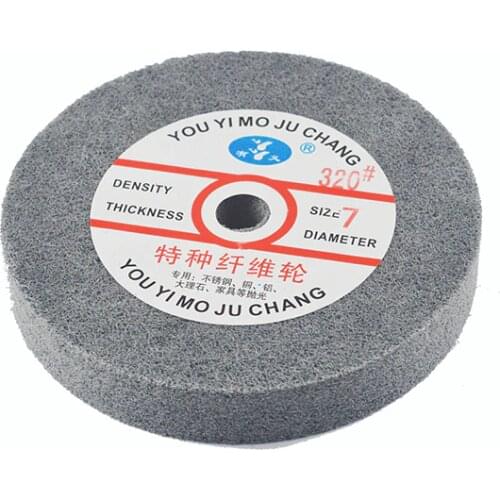 Metal polishing wheel 150/200/250/300mm 7p Non woven abrasive wheel Nylon Fiber polishing wheel Abrasive disc