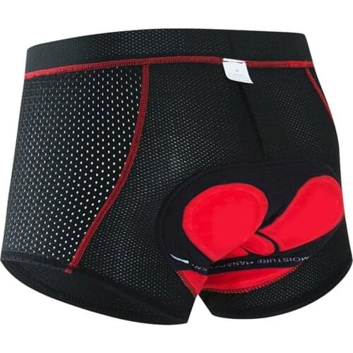 New 2021 Upgrade Cycling Shorts Mesh Cycling Underwear 5D Gel Pad Shockproof Cycling Underpant MTB Shorts Bike Underwear