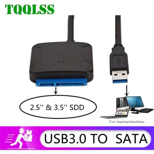 USB 3.0 To SATA 3 Cable Sata To USB Adapter Convert Cables Support 2.5/3.5 Inch External SSD HDD Adapter Hard Drive Connect Fit