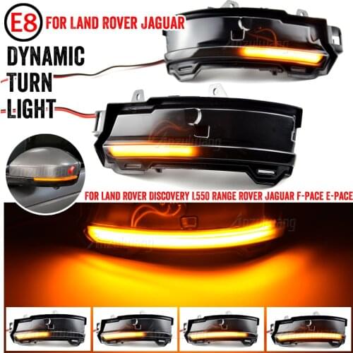 LED Dynamic Turn Signal Mirror Sequential Light For Land Rover Discovery Sport Range Rover Evoque Velar For Jaguar F-Pace E-Pace