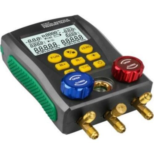 HVAC Vacuum Pressure Temperature Leakage Tester Refrigeration Digital Meter Comfortable to Hold