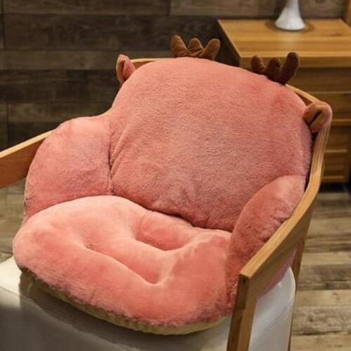 Comfortable Back Cushion Plush Chair Sofa Cushion Tatami Leg Lumbar Support Office Bedroom Cushion