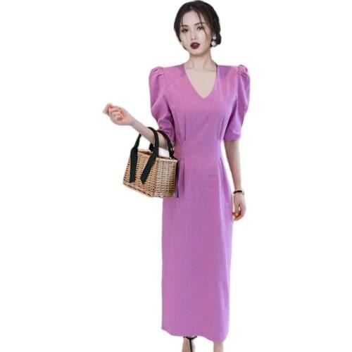 Sexy maxi tight Dress one piece korean ladies Summer Short Sleeve V neck cabaret party bodycon Dresses for women