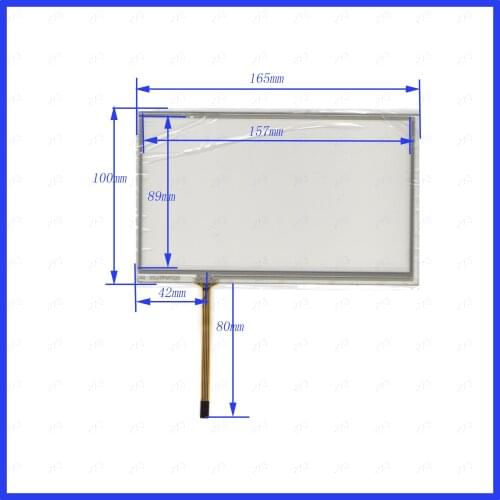 ZhiYuSun TPM7220 NEW 7 inch 165mm*100mm 4 wire Universal LCD Touch Screen Panel Digitizer CAR GPS