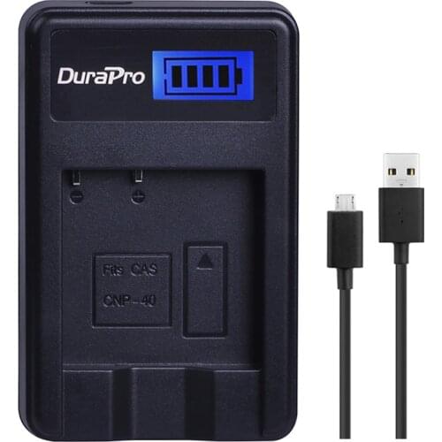 1pc Battery Charger for Casio NP-40 NP 40 NP40 Camera Battery for Casio EX-Z400 FC100 FC150 FC160S P505 P600 P700 Z300 Z600 EX