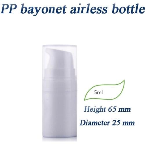 5ml 200pcs/lot Bayonet vacuum bottles, mini bayonet vacuum points bottling, oil bottles plastic bottle