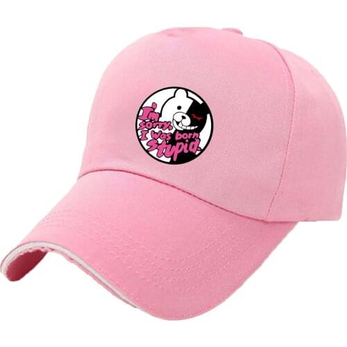 Danganronpa Baseball Cap Japanese Game Cosplay Cute Print Solid Sun Proof Unshade Adjustable Sports Casual Men Women Beret 2021