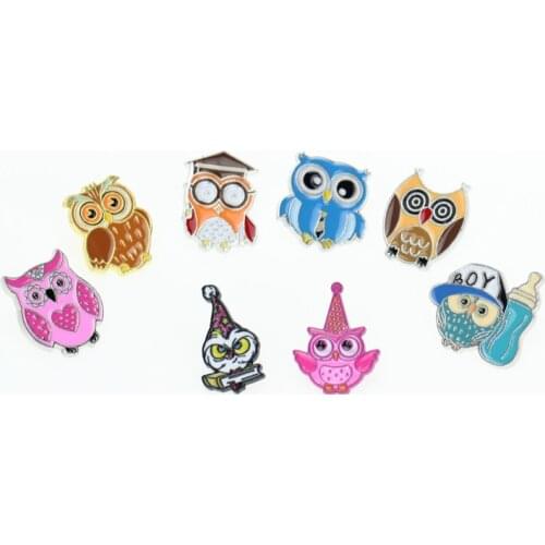 Cute Animals Brooch Pins Owl Child and Adult Jewelry Brooch Pin for Clothes Scarf Buckle Garment Accessories Fashion Jewelry