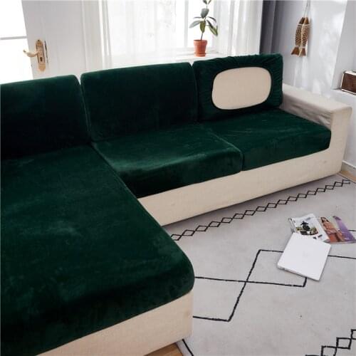 New Velvet sofa seat cover cushion cover soft stretch sofa slipcovers funiture protector