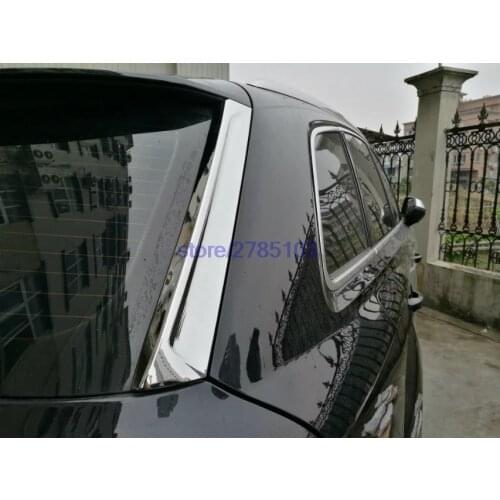 For Audi Q7 2016 2017 Chrome Headlight Cover Head Lamp Trim Decorative Car Styling Accessories Tuning Accessories Chromium