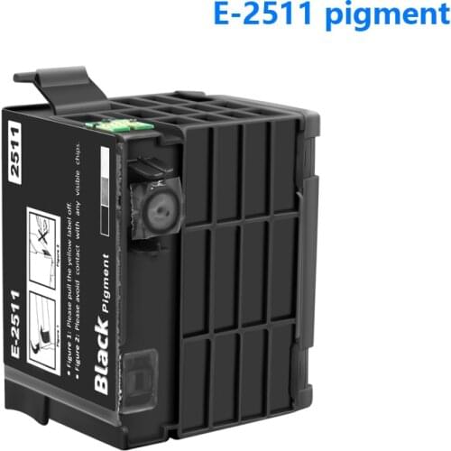 E-2511 BK 100% compatible ink cartridge with pigment ink for Epson WorkForce WF-M1561 WF-M1030 printer with E2511 E-2511 Chip