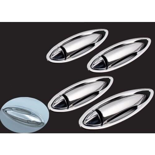 FUNDUOO For Chevrolet Cruze 2014 2015 New Chrome Car Door Handle Cover + Cup Bowl Trim Sticker Car Accessories
