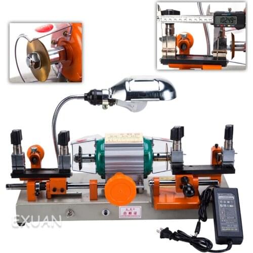 Key Copy Duplicate Cutting Machine Multi-function RH-2AS Horizontal Locksmith Tools with Brush lengthen clamp