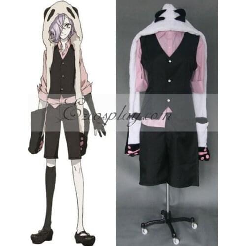 Un-Go Inga Panda Cosplay Costume E001