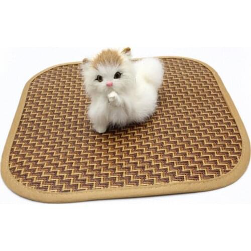 Pet Pad Summer Cooling Mat Teddy Mattress Small Cat Cushion Summer Keep Cool Bed Cooler Mattress Cushion Puppy Sleeping Mat