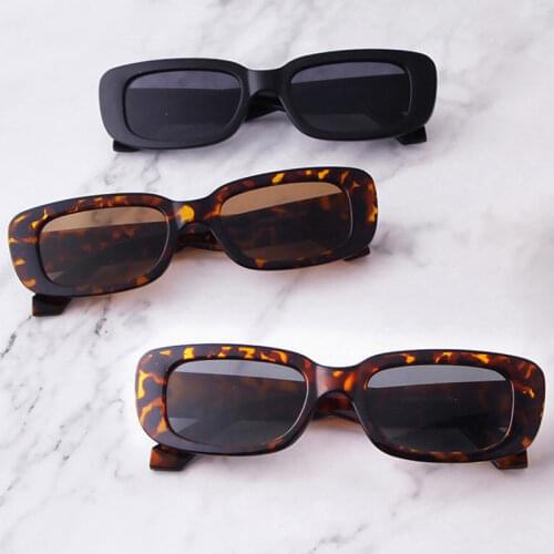 New Square Sun Glasses Luxury Brand Travel Small Rectangle Sunglasses Men Women Vintage Retro Oculos Lunette De Soleil Femme