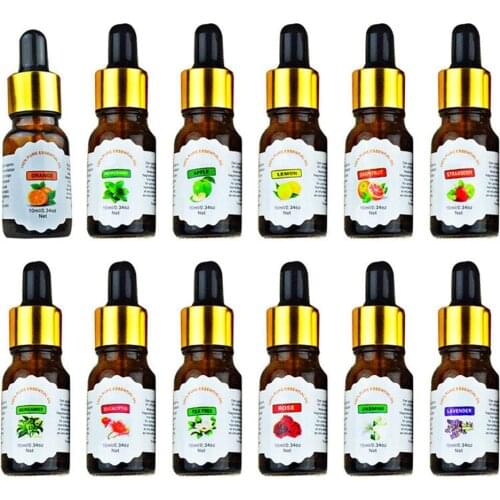 HOT SALES!!! New Arrival 10ml/Bottle Natural Essential Oil Aromatherapy for Fragrance Lamp Humidifier Wholesale Dropshipping